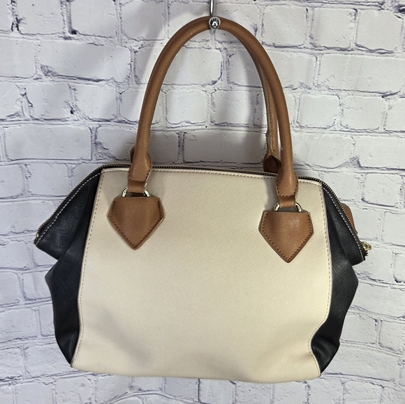 Liz Claiborne Cream and Dark Navy Women's Bag - Picture 2 of 9